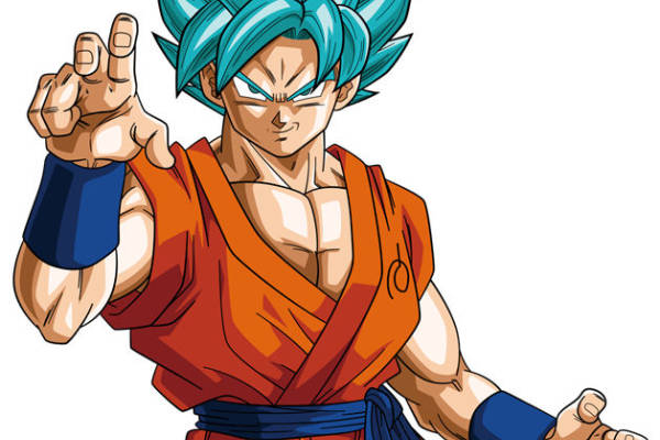 经典动漫角色裁片印花服装：龙珠超悟空造型