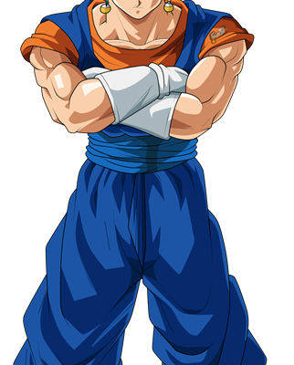 经典动漫角色蓝发超级战士裁片印花服装印花设计