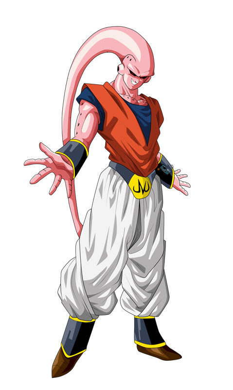 龙珠超经典角色魔人布欧裁片印花服装设计