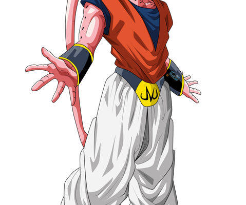 龙珠超经典角色魔人布欧裁片印花服装设计