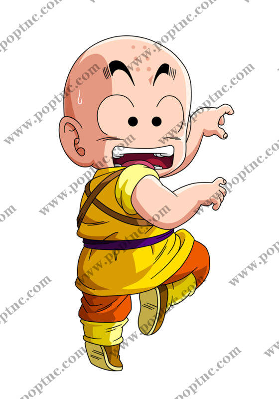 活力四射的卡通小和尚裁片印花服装