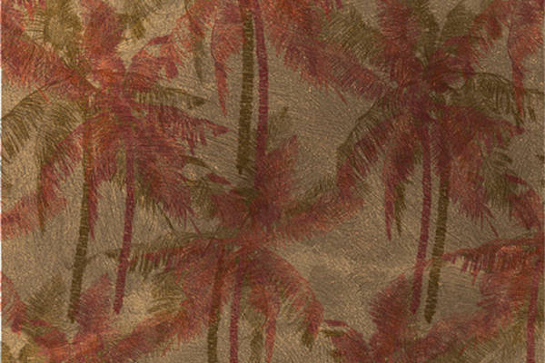 热带风情棕榈树面料印花，夏日服装印花设计新趋势