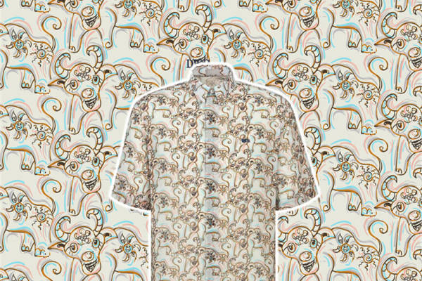 独特抽象艺术风格服装印花：时尚与创意的完美结合