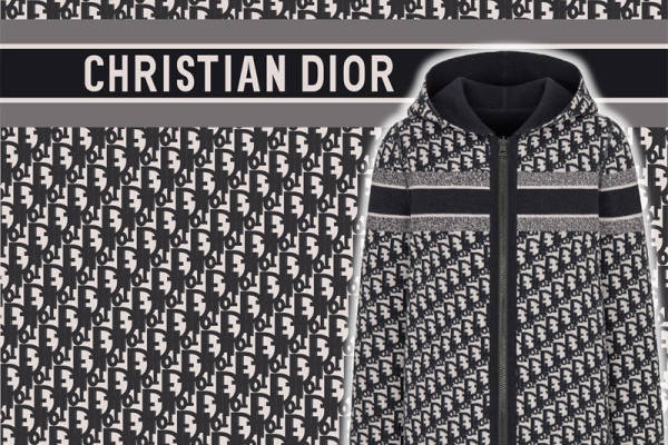 探索Christian Dior经典黑白服装印花面料的魅力