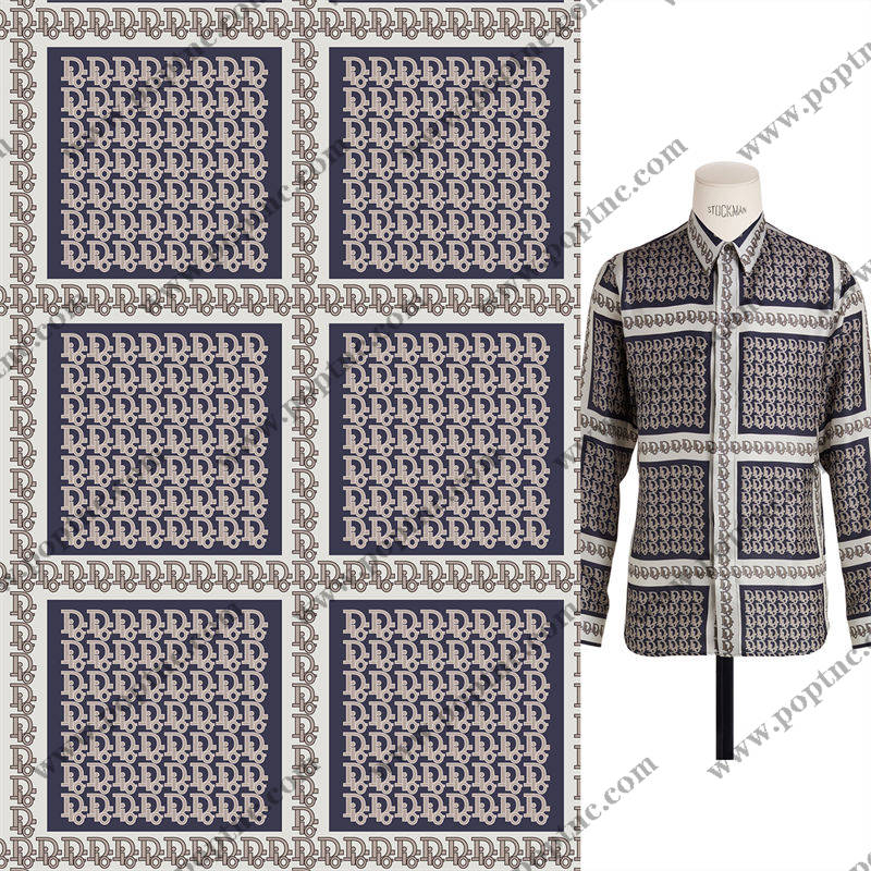 探索经典与现代的交融:几何图案面料印花服装