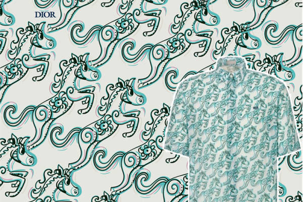 优雅花卉与动物图案面料印花，打造独特服装印花风格