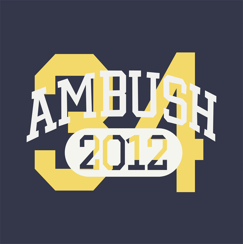 复古风格裁片印花服装：'AMBUSH 2012'独特设计