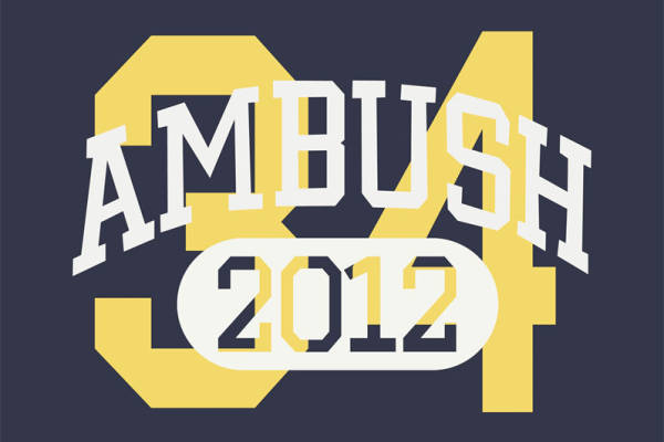 复古风格裁片印花服装：'AMBUSH 2012'独特设计