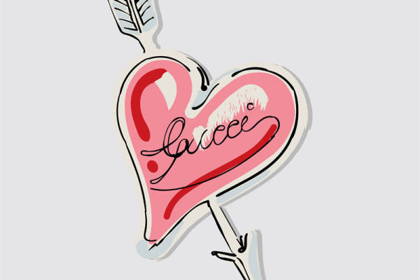 浪漫心形裁片印花服装:爱情主题的时尚选择