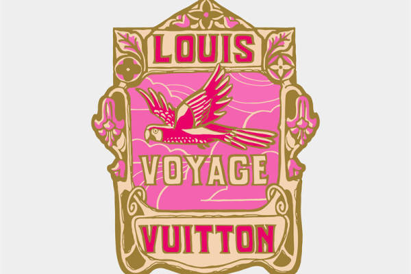 时尚复古裁片印花服装：路易航行系列设计