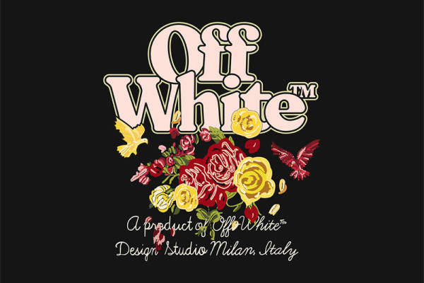 Off White™️ 花卉裁片印花服装：意大利米兰设计工作室的时尚杰作