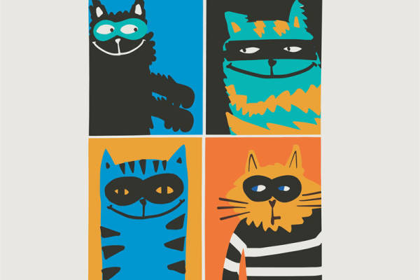 时尚猫咪裁片印花服装：打造个性潮流新风尚