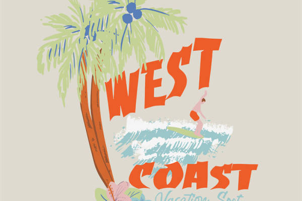 西海岸夏日风情裁片印花服装，度假必备时尚单品