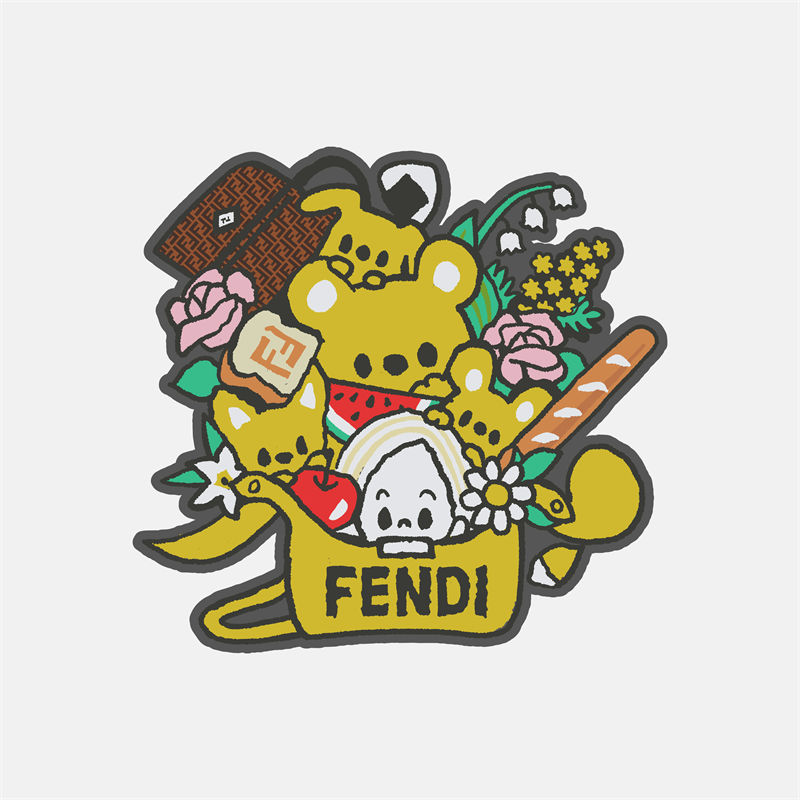 时尚界新宠：FENDI裁片印花服装，引领潮流新风尚