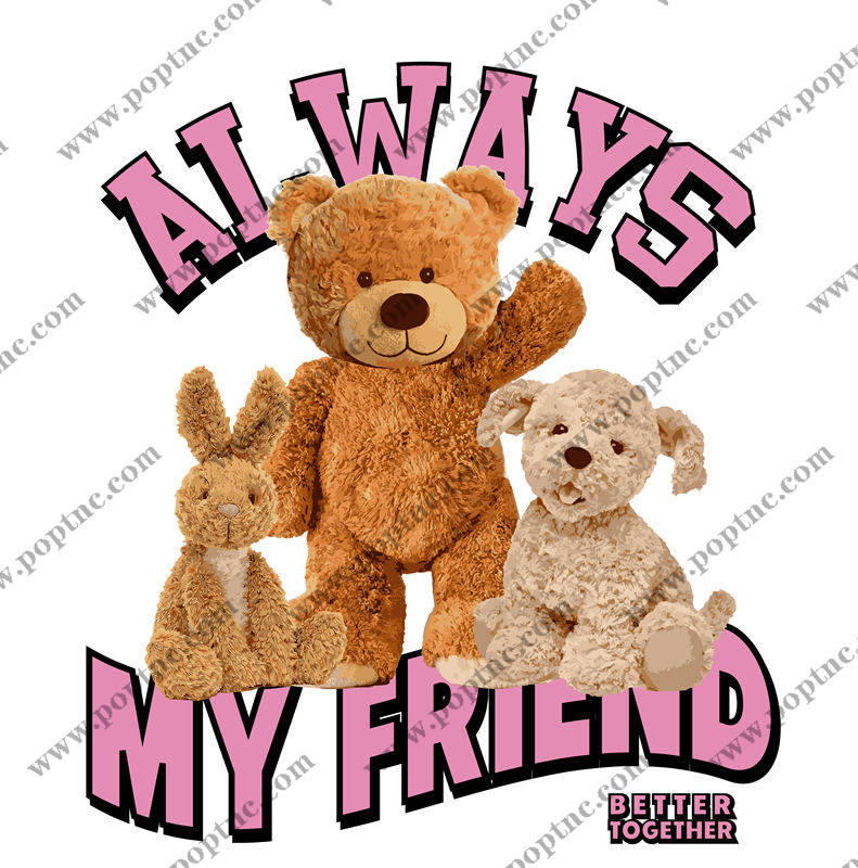 温馨陪伴:裁片印花服装上的可爱动物图案