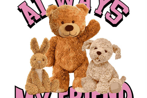 温馨陪伴:裁片印花服装上的可爱动物图案