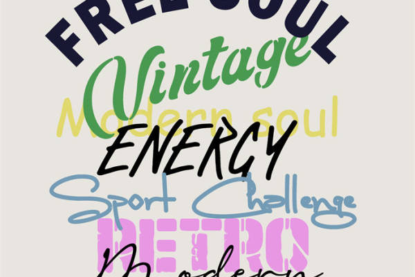 自由灵魂复古风格服装印花设计,展现现代能量