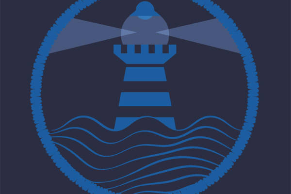 海洋风格灯塔裁片印花服装,引领时尚潮流