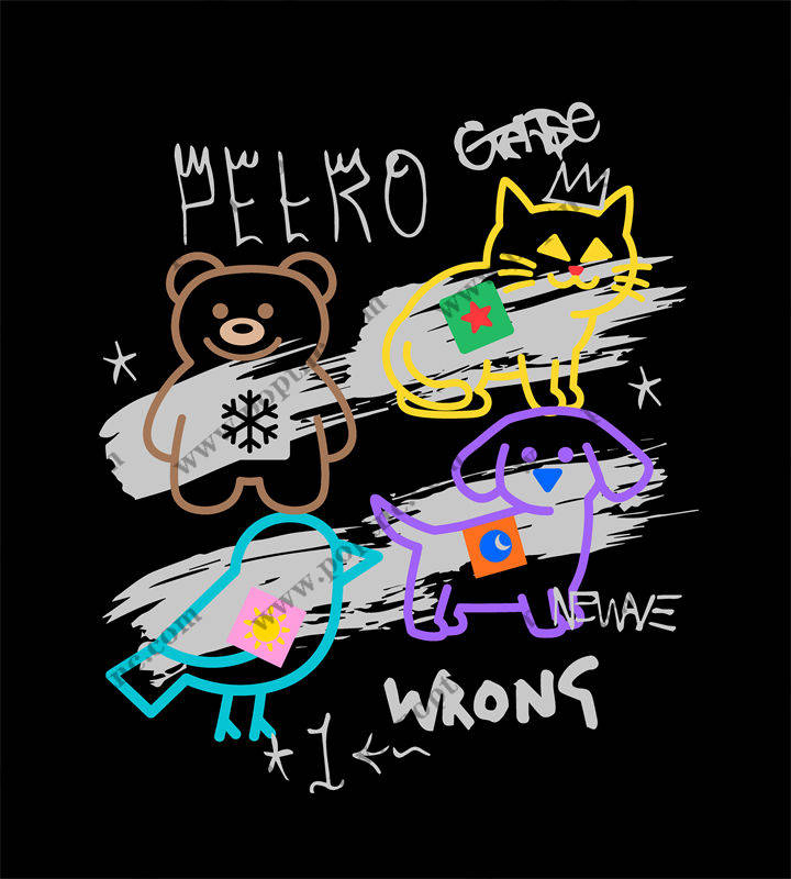 创意卡通动物裁片印花服装:打造独特个性风格