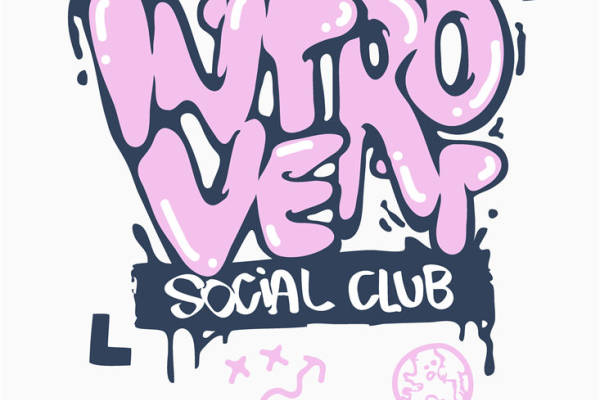 时尚个性'Weirdo Social Club'裁片印花服装印花设计