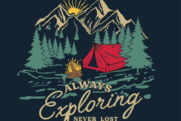 探索无界:户外探险主题裁片印花服装印花设计