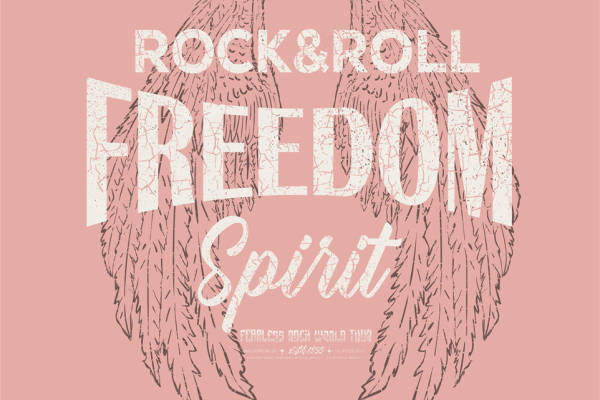 摇滚自由精神裁片印花服装：展现无畏态度的时尚选择