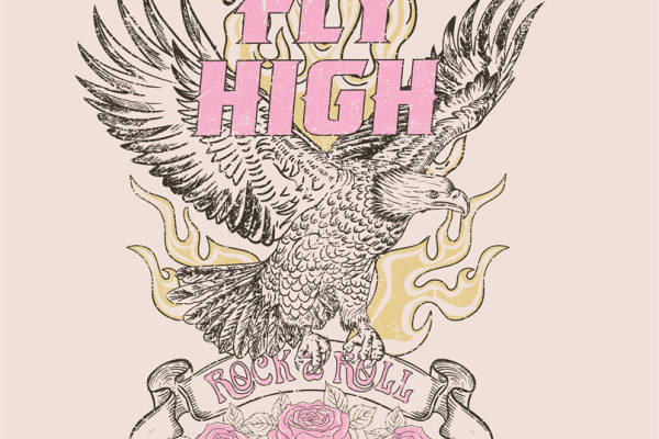 摇滚风格裁片印花服装：自由飞翔的时尚宣言