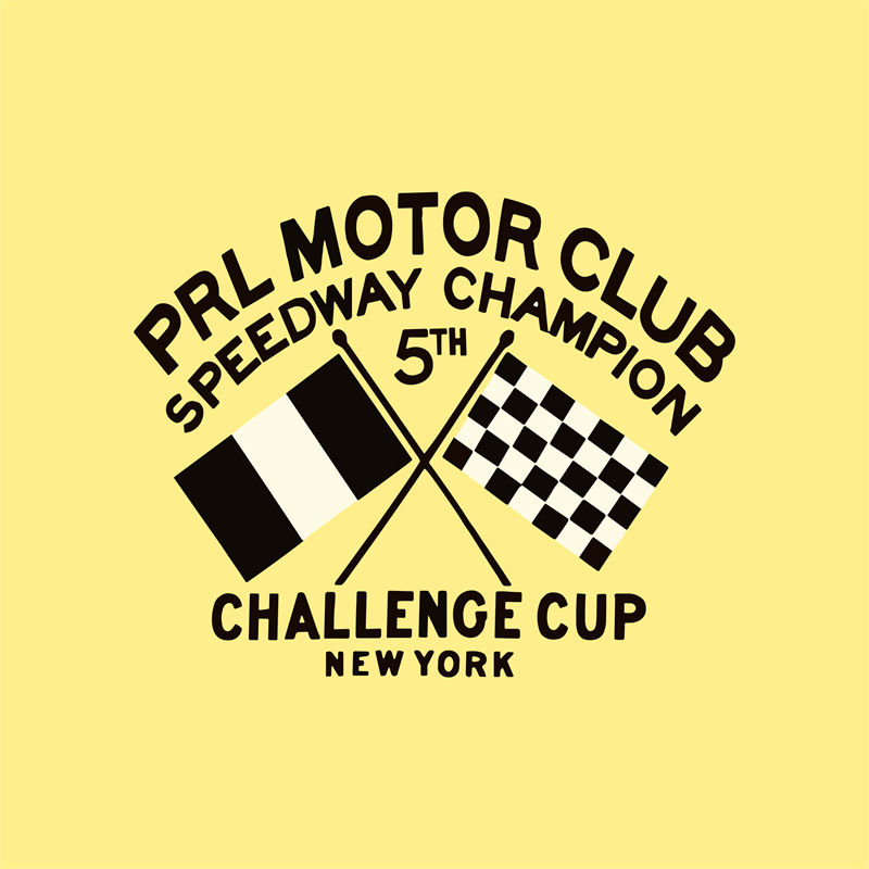 PRR Motor Club Speedway Champion 5th Challenge Cup 裁片印花服装