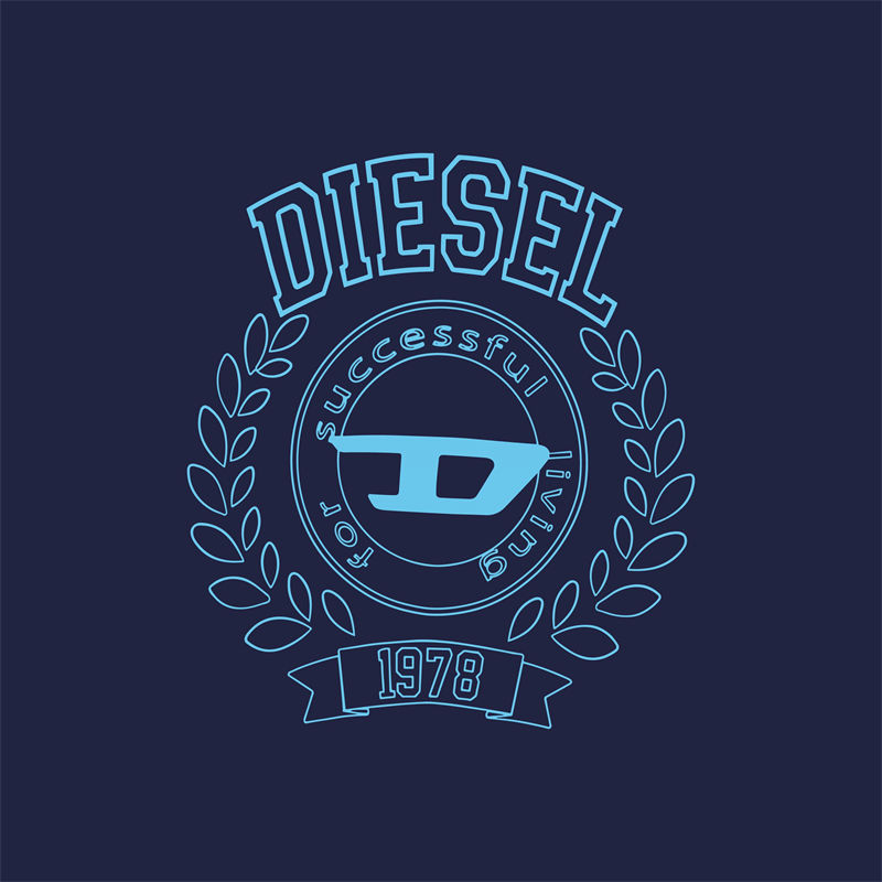 复古风格裁片印花服装：1978年经典DIESEL品牌印花设计