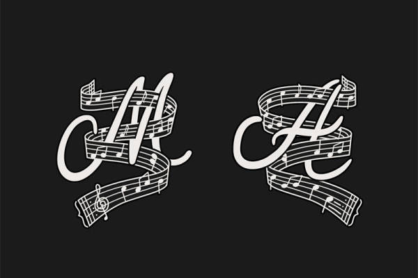 优雅音乐主题裁片印花服装，展现个性与艺术的完美融合