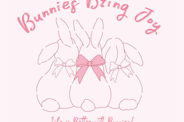 可爱兔子裁片印花服装：让生活更美好的时尚选择