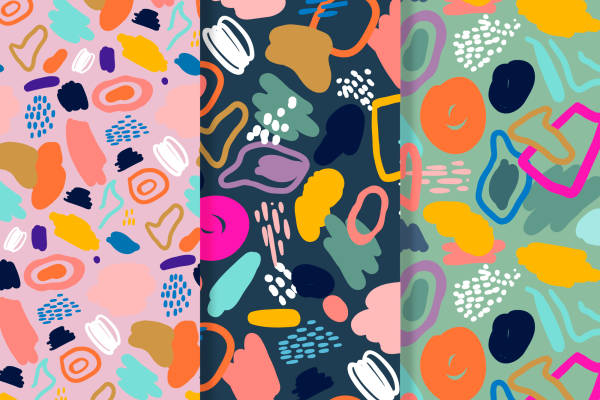 探索多彩抽象艺术：时尚面料印花与服装印花设计