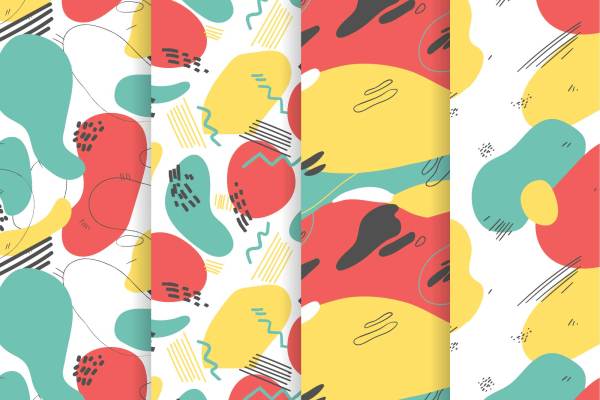 探索抽象艺术风格服装印花面料设计