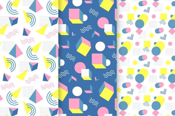 探索几何艺术：多彩几何图案面料印花服装