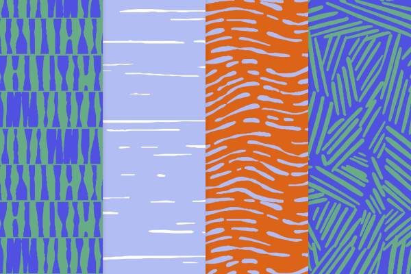 探索时尚新趋势：多彩抽象几何服装印花面料