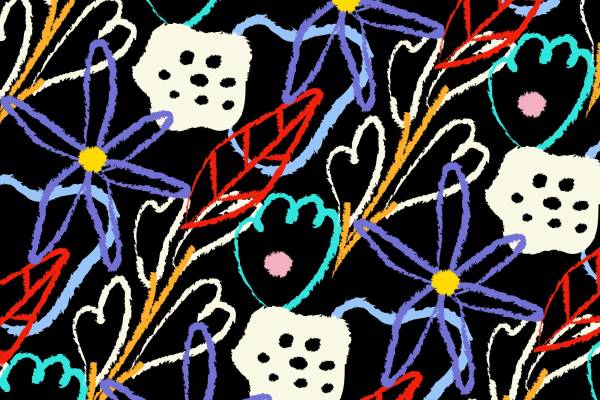 探索时尚新趋势：多彩手绘风格面料印花服装