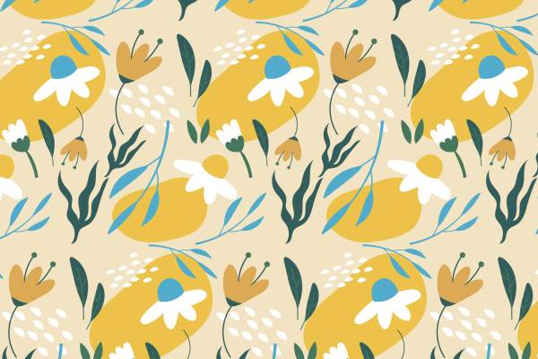 春日阳光下的花卉面料印花，点亮你的服装印花设计