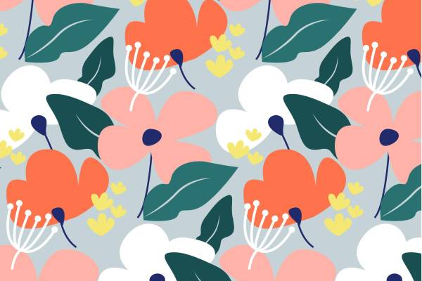 春意盎然的花卉面料印花,为服装增添自然之美