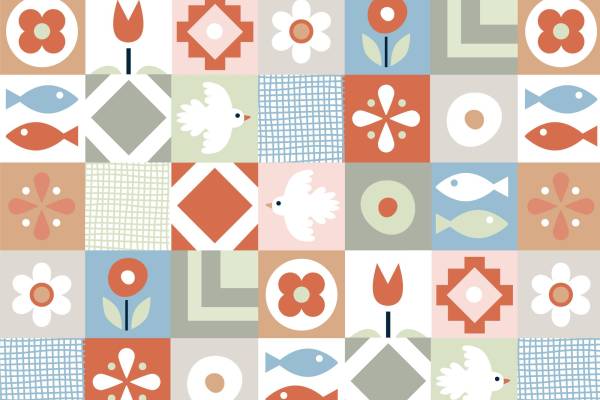 探索自然之美：可爱动物与花卉图案的服装印花面料