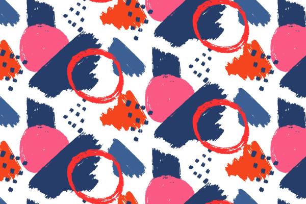 抽象艺术风格面料印花，点亮你的时尚服装