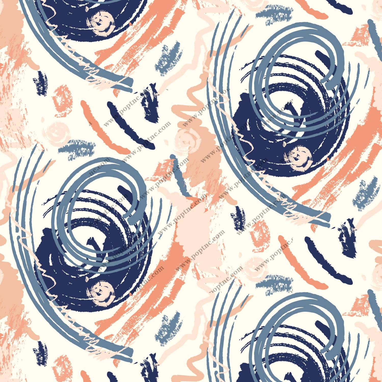 优雅抽象艺术风格面料印花,为服装增添独特魅力