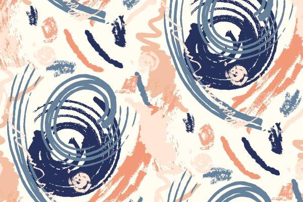 优雅抽象艺术风格面料印花,为服装增添独特魅力