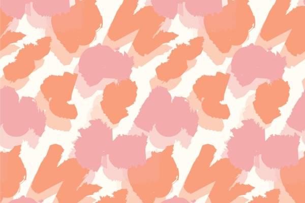 柔和色彩抽象图案面料印花，打造时尚服装印花新趋势