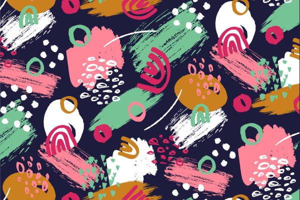 探索抽象艺术的魅力：多彩面料印花服装印花设计