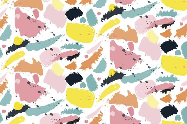 多彩抽象艺术面料印花，为服装增添活力