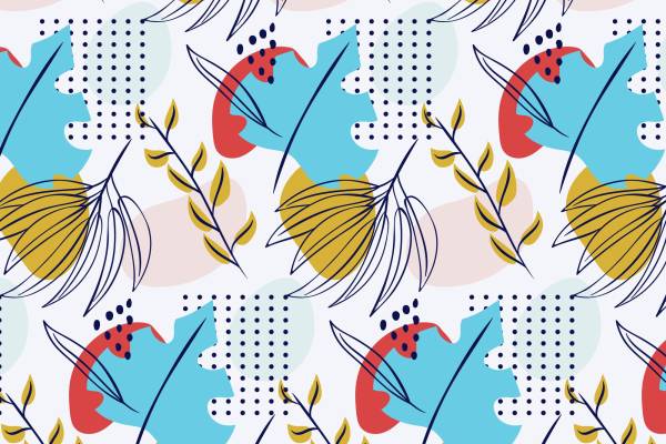 自然灵感的面料印花:时尚服装印花设计