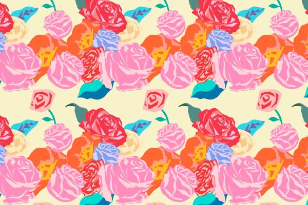 春日浪漫花卉面料印花,点亮你的服装印花时尚