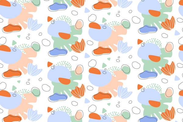 抽象艺术风格面料印花，为服装增添独特魅力