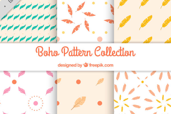 自然灵感的服装印花：秋季落叶图案面料印花设计