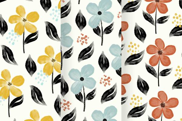 春日花卉图案服装印花面料,展现自然之美